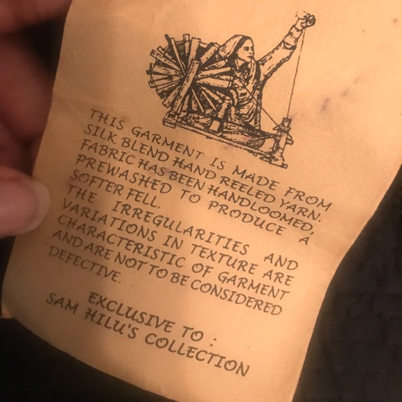 100% Silk Sam Hilu Jacket - Picture 3 of 5